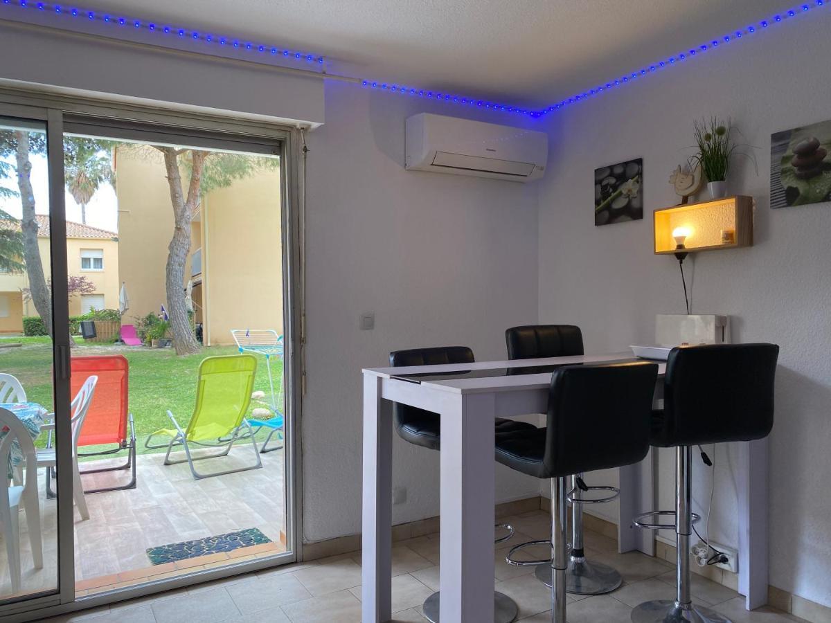T2 Rdc A Canet En Roussillon Europa 4 Pers ,Piscine,Clim, Tennis, Parking Εξωτερικό φωτογραφία