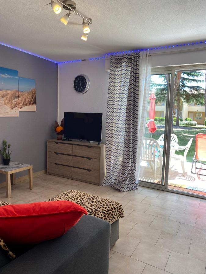 T2 Rdc A Canet En Roussillon Europa 4 Pers ,Piscine,Clim, Tennis, Parking Εξωτερικό φωτογραφία