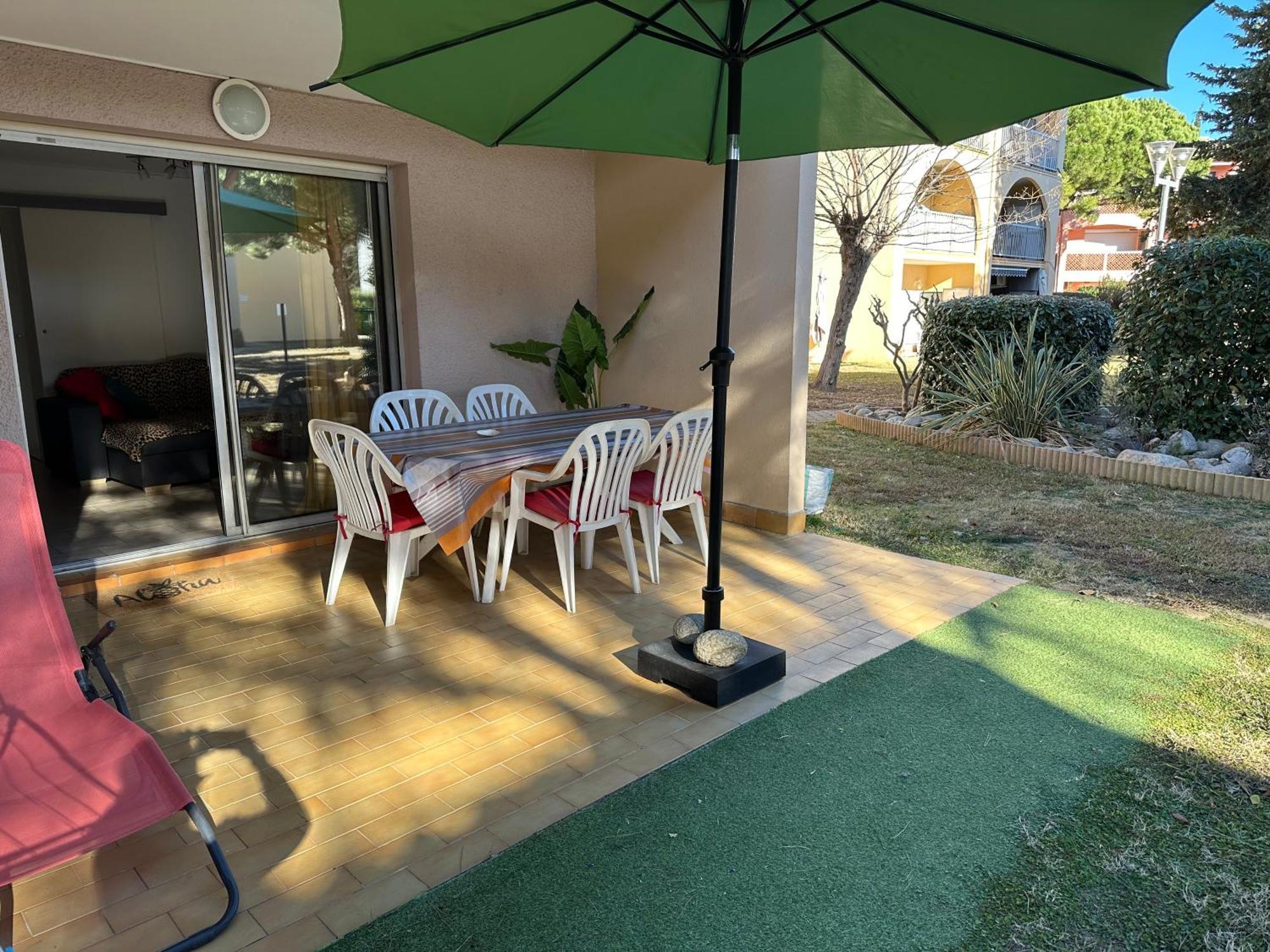 T2 Rdc A Canet En Roussillon Europa 4 Pers ,Piscine,Clim, Tennis, Parking Εξωτερικό φωτογραφία