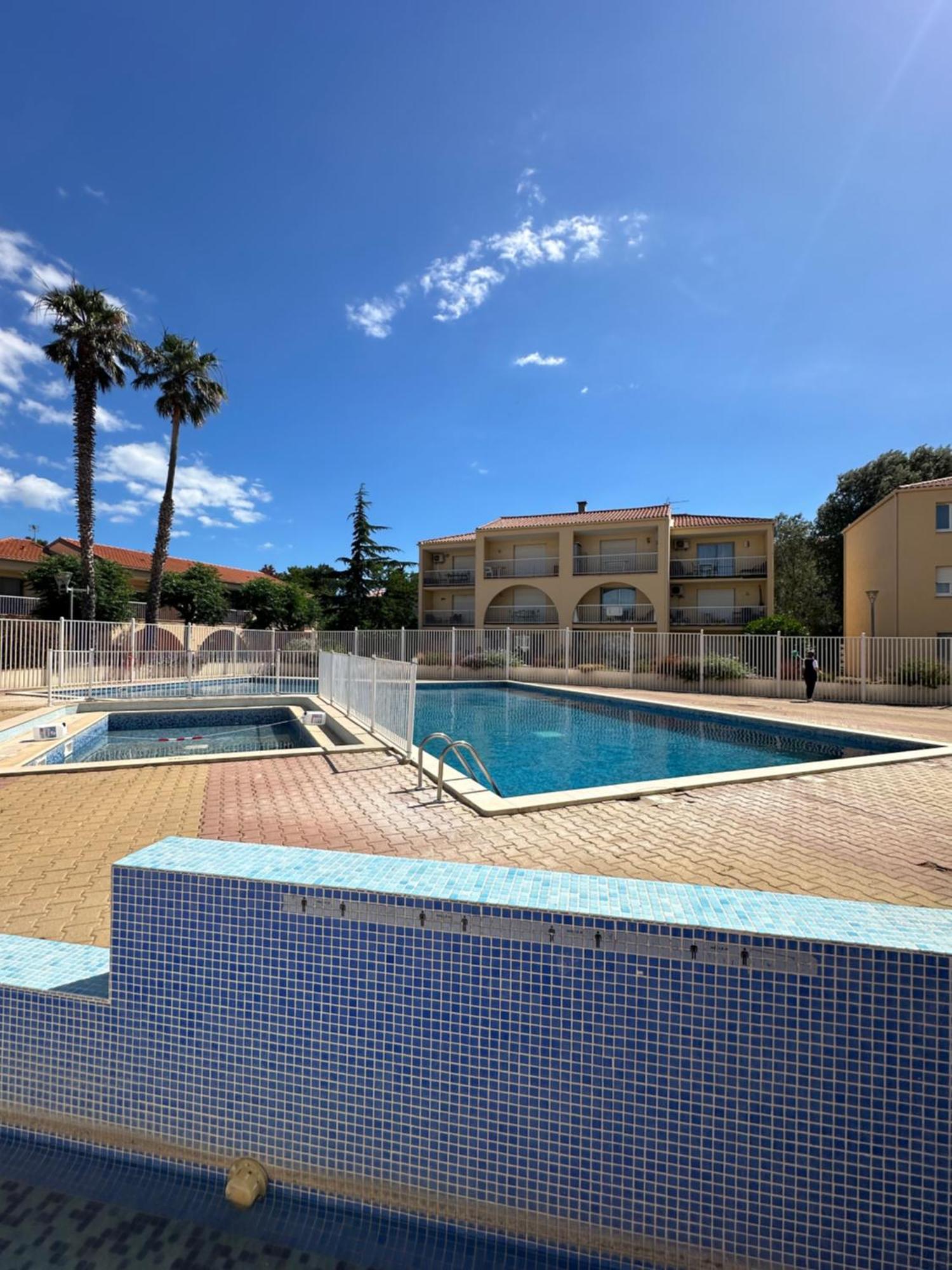 T2 Rdc A Canet En Roussillon Europa 4 Pers ,Piscine,Clim, Tennis, Parking Εξωτερικό φωτογραφία